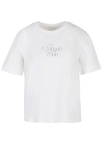 MISS TEE Herren T-Shirt "Miss Tee Angels Club Tee", weiß, casual, Gr. XXL, bedruckt, 100% Baumwolle, Shirts