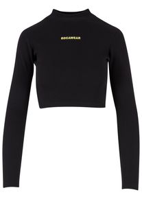 Rocawear Damen Longsleeve "Rocawear Damen Rocawear Longsleeve Berlin", schwarz, klassisch, Gr. M, unifarben, 95% Baumwolle, 5% Elasthan, Shirts