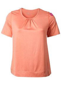 Q BY ENDURANCE Herren Funktionsshirt "BREE MELANGE", orange, feminin, Gr. 48, meliert, 92% Polyester, 8% Elasthan, Shirts, mit QUICK DRY-Technologie