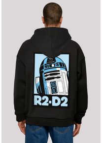 F4NT4STIC Herren Kapuzenpullover "Star Wars R2-D2 Poster", schwarz, casual, Gr. XXL, Obermaterial: 100% Baumwolle, Pullover, Print