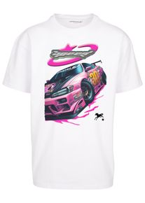 Herren T-Shirt "Upscale by Mister Tee Herren Speed Heavy Oversize Tee", weiß, casual, Gr. XXL, UPSCALE BY MISTER TEE, unifarben, 100% Baumwolle,
