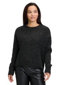 Cartoon Damen Strickpullover "Cartoon Basic-Pullover mit Rundhalsausschnitt", schwarz, modisch, Gr. 38, Obermaterial: 70% Polyacryl, 22% Polyester,