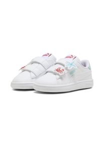 Puma Kinder Sneaker "Smash 3.0 Badges Sneakers Mädchen", Gr. 26, weiß, Obermaterial: Synthetik, Textil; Futter: Textil; Innensohle: Textil;