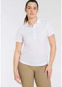 Maier Sports Damen Poloshirt "D GG Poloshirt", weiß, sportlich, Gr. 46, unifarben, Web, Obermaterial: 100% Polyester, Shirts