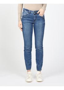 Gang Damen Slim-fit-Jeans "Gang Jeans Slim Fit 94SANA CROPPED", blau, Gr. 25, 94% Baumwolle, 5% Elastomultiester, 1% Elasthan, Jeans