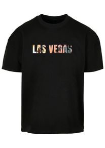 Merchcode Herren T-Shirt "Merchcode Herren Las Vegas X Ultra Heavy Cotton Box T-Shirt", schwarz, casual, Gr. 4XL, bedruckt, 100% Baumwolle, Shirts