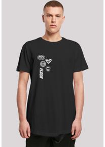 F4NT4STIC Herren T-Shirt "DC Comics Justice League Icons Cluster", schwarz, casual, Gr. XXL, Obermaterial: 100% Baumwolle, Shirts, Print