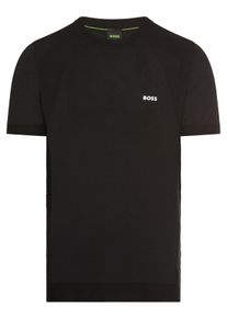 BOSS Green Herren Rundhalspullover "Momentum_Lite_T24", schwarz, casual, Gr. XXXL, Strick, Obermaterial: 60% Baumwolle, 40% Polyester, Pullover, mit