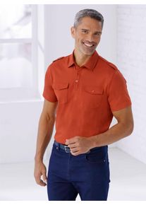 CLASSIC Herren Poloshirt "Kurzarm-Poloshirt", rot, Gr. 48, unifarben, 100% Baumwolle, Shirts