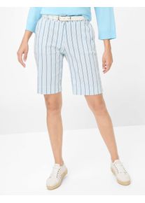Brax Damen Bermudas "Style MIA B", blau, Gr. 34, 75% Baumwolle, 24% Polyamid, 1% Elasthan, Hosen