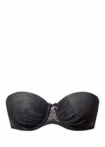Lascana Damen Push-up-BH "Chelina", Gr. 80, schwarz, Spitze, Obermaterial: 80% Polyamid, 20% Elasthan, sexy, BHs, mit abnehmbaren, normalen und