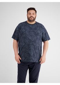 Lerros Herren T-Shirt "Lerros", blau, Gr. 5XL, 95% Baumwolle, 5% Elasthan, Shirts