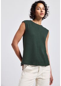 Street One Damen T-Shirt, grün, casual, Gr. 40, unifarben, Web, 70% Baumwolle, 30% Polyester, Shirts, im soften Baumwoll-Mix