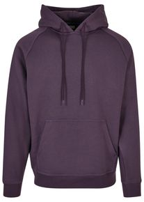 Urban Classics Herren Sweatshirt "Urban Classics Herren Blank Hoody", lila, Gr. XS, unifarben, 65% Baumwolle, 35% Polyester, Sweatshirts