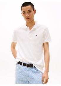 Tommy Jeans Herren Poloshirt "TJM SLIM PLACKET POLO EXT", beige, casual, Gr. XXL, Piquu00e9, Obermaterial: 100% Baumwolle, Shirts