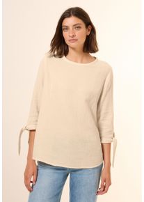 Cecil Damen Klassische Bluse, lila, casual, Gr. XL, unifarben, Web, 100% Baumwolle, Blusen, aus reiner Baumwolle