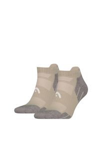Head Damen Sneakersocken "Head HIKING ALL CLIMATES SNEAKER 2P", Gr. 43, grau, Materialmix, Socken, mit atmungsaktivem Stoffeinsatz