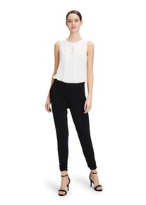 Vera Mont Damen Overall "Vera Mont Jumpsuit mit Cut-Outs", schwarz, elegant, Gr. 38, Chiffon, Jersey, Obermaterial: 95% Polyester, 5% Elasthan.