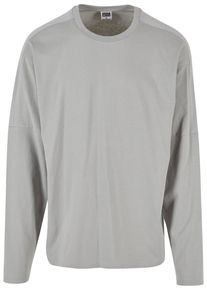 Urban Classics Herren Longsleeve "Urban Classics Herren Raglan Back Longsleeve", grau, klassisch, Gr. M, unifarben, 100% Baumwolle, Shirts