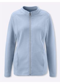 Classic Basics Damen Shirtjacke "Shirtjacke", blau, Gr. 40, unifarben, 100% Baumwolle, Shirts