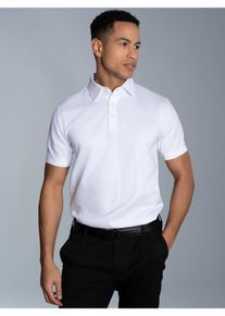 TRIGEMA Herren Poloshirt "TRIGEMA Business-Poloshirt", weiß, Basic, Gr. XL, 100% Baumwolle, Shirts