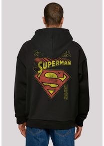 F4NT4STIC Herren Kapuzenpullover "DC Comics Superman Japanese", schwarz, casual, Gr. M, Obermaterial: 100% Baumwolle, Pullover, Print