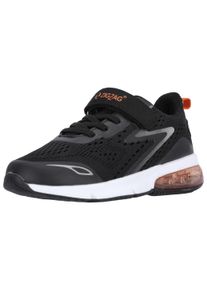 ZIGZAG Kinder Sneaker "Icing", Gr. 30, schwarz, Synthetik, sportlich, Schuhe, in stylischem Design