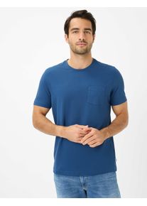 Brax Herren T-Shirt "Style TODD", blau, Gr. XXL, 65% Baumwolle, 35% Polyester, Shirts