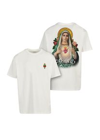 Herren T-Shirt "Upscale by Mister Tee Unisex Santa Monica Oversize Tee", weiß, casual, Gr. M, UPSCALE BY MISTER TEE, bedruckt, 100% Baumwolle, Shirts
