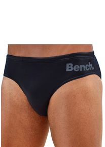 Bench. Herren Badeslip, schwarz, Gr. 4, unifarben, Polyamid, Badehosen, klassischer Stil, mit Innenkordel