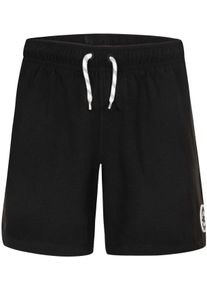 Converse Jungen Badehose, schwarz, sportlich, Gr. 134, bestickt, unifarben, Popeline, Polyester, Badehosen, für Kinder