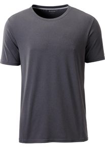LPO Herren Funktionsshirt "Herren Funktionsshirt Mathias 2"asphalt melange, Gr. 52, Wirkware: Active Dry - 94% Recycling PES, 6% EL, Shirts