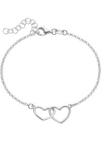 Firetti Damen Armband "Schmuck Geschenk Silber 925 Armschmuck Armkette Silberarmband Herzen", Silber 925 (Sterlingsilber), silber, Silber 925