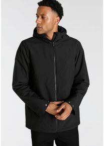Jack Wolfskin Herren Funktionsjacke "NOSTA Outdoorjacke", schwarz, sportlich, Gr. XL, Obermaterial: 100% Polyester. Futter: 100% Polyester.