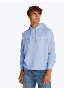 Tommy Jeans Herren Kapuzensweatshirt "TJM REG ENTRY GRAPHIC HOODIE EXT", blau, casual, Gr. S, Sweatware, Obermaterial: 100% Baumwolle, Sweatshirts,