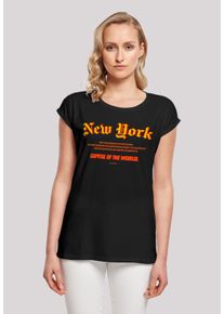 F4NT4STIC Damen T-Shirt "New York SHORT SLEEVE TEE", schwarz, casual, Gr. XXL, Obermaterial: 100% Baumwolle, Shirts, Print