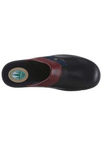 CLASSIC Herren Pantoffel, Gr. 40, schwarz, Leder, Schuhe