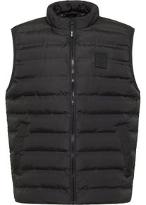 Mustang Herren Kurzweste "Herren Style Dublin", schwarz, Gr. S, Web, 100% Polyester, Westen