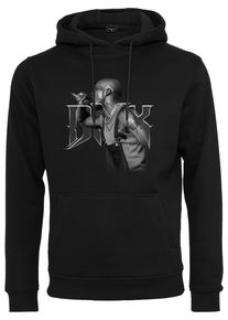 MisterTee Herren Kapuzensweatshirt "MisterTee Herren DMX Mic Hoody", schwarz, Gr. L, unifarben, 65% Baumwolle, 35% Polyester, Sweatshirts