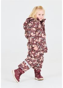 ZIGZAG Kinder Schneeoverall "Tower", rot, casual, Gr. 92, 100% Polyester, Overalls, mit wasser- und winddichter TPU-Membran