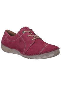 Josef Seibel Damen Schnürschuh "Fergey 20", Gr. 36, lila, Leder, casual, Schuhe, Freizeitschuh, Halbschuh, Schnürschuh mit Lederfutter
