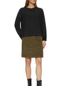s.Oliver Damen Strickpullover, grau, casual, Gr. 42, unifarben, Strick, Bouclu00e9, Obermaterial: 66% Baumwolle, 32% Polyester, 2% Elasthan,