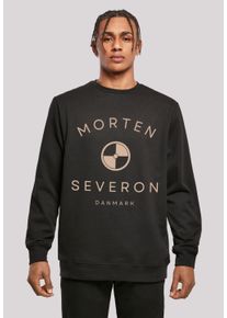 F4NT4STIC Herren Kapuzenpullover "MORTEN SEVERON", schwarz, casual, Gr. M, Obermaterial: 50% Baumwolle, 50% Polyester, Pullover, Print