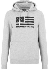 DEF Jungen Kapuzensweatshirt "DEF Kinder Hoody Don ́t Walk Dance", grau, Gr. S, bedruckt, 80% Baumwolle, 20% Polyester, Sweatshirts