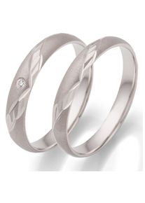 Firetti Trauring "Schmuck Geschenk Hochzeit Ehering "LIEBE"", 57, ohne Zirkonia, Silber 925 (Sterlingsilber), 3,5mm, silber, Silber 925