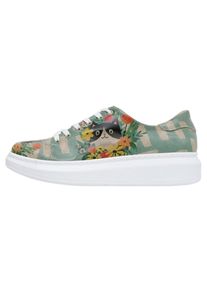 DOGO Damen Plateausneaker "Myra Arizona Dream Damen Sneaker / Female", Gr. 37, grün, Lederimitat, Schuhe, Vegan