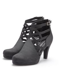 Lascana Damen Stiefelette, Gr. 37, schwarz, Obermaterial: 100% Lederimitat. Futter: 100% Lederimitat. Decksohle: 100% Lederimitat. Laufsohle: 100%