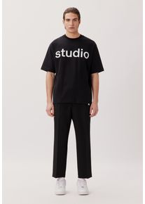 Herren T-Shirt "Studio", schwarz, Gr. XS, STUDIO SEIDENSTICKER, unifarben, 100% Baumwolle, Shirts, Rundhals