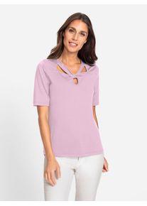Heine Damen T-Shirt "Shirt", rosa, Gr. 50, unifarben, 90% Polyamid, 10% Elasthan, Shirts