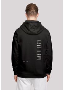 F4NT4STIC Herren Kapuzenpullover "Take It Easy HOODIE UNISEX", schwarz, casual, Gr. XS, Obermaterial: 50% Baumwolle, 50% Polyester, Pullover, Print